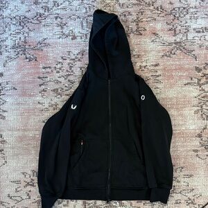 ASRV Black Full-Zip Hoodie